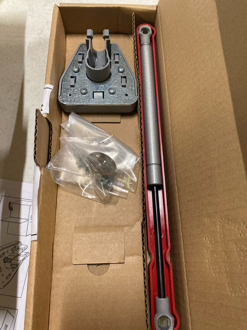 Rev-A-Shelf 5372-SC-KIT-2 Contemporary 6-1/2" Soft Close Kit for the 5372 Series Blind Corner Organizers - Silver