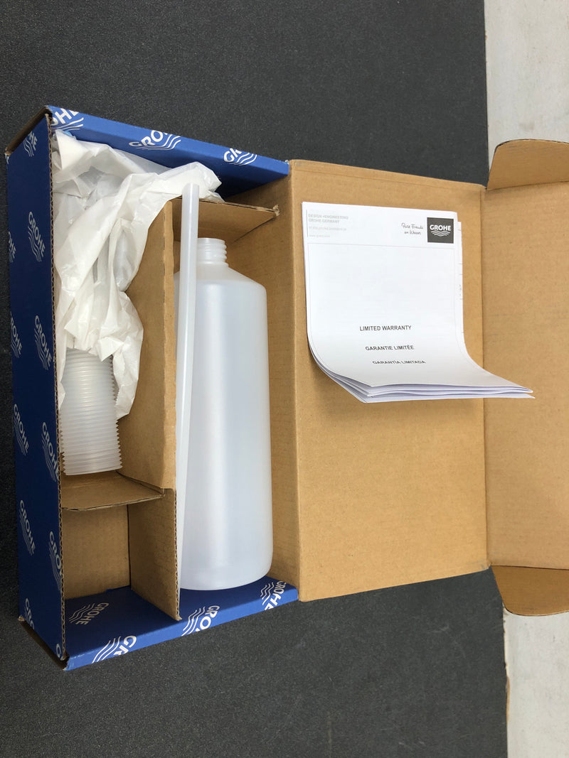 Grohe 40535DC0 Cosmopolitan Soap Dispenser with 16-7/8 oz Capacity - Super Steel