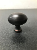 Amerock BP53014ORB Vaile 1-3/8 Inch Oval Cabinet Knob - Oil Rubbed Bronze