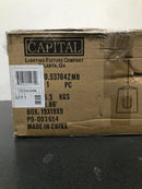 Capital Lighting 537642MB Thea 4 Light 16" Wide Taper Candle Pendant - Matte Black