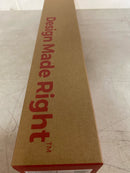 Pfister Capistrano Bath Towel Bar for Bathroom, 24-Inch, Wall-Mounted, Screw-in, Matte Black Finish, BTBCSO2B