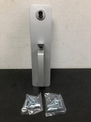 Pamex E7000/LD-AL E7000 Keyed Entry Single Cylinder Handle Plate Trim - Less Small Format Interchangeable Core - Aluminum