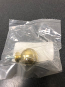Baldwin 4960030 Round Cabinet Knob in Bright Brass