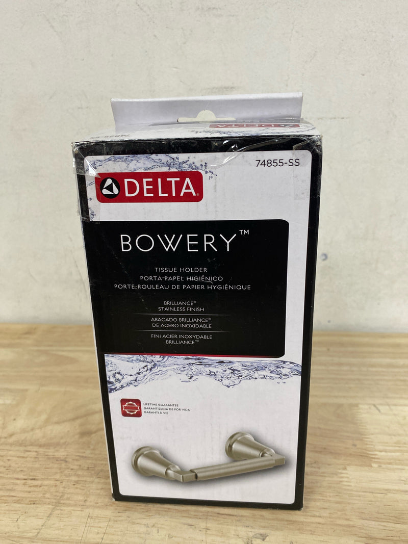 Delta 74855 Bowery Wall Mounted Pivoting Toilet Paper Holder - Brilliance Stainless