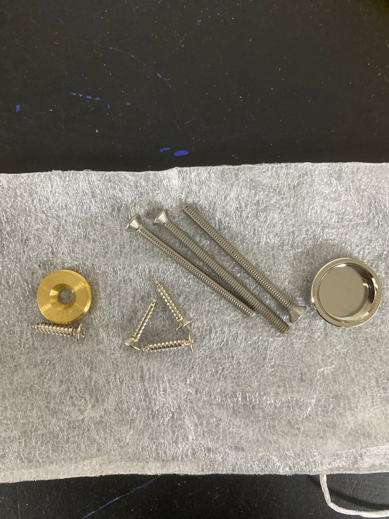 Emtek 4820STUUS14RH Baden Right Handed Sectional Single Cylinder Keyed Entry Handleset with Stuttgart Interior Lever - Polished Nickel