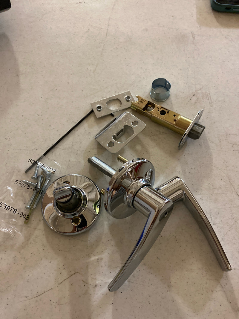 Kwikset 300Dl Maximum Series Delta Privacy Door Leverset - Chrome