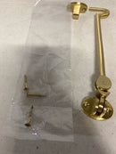 Signature Hardware 461714 8-1/2 - Solid Brass Cabin Door Hook - Satin Brass