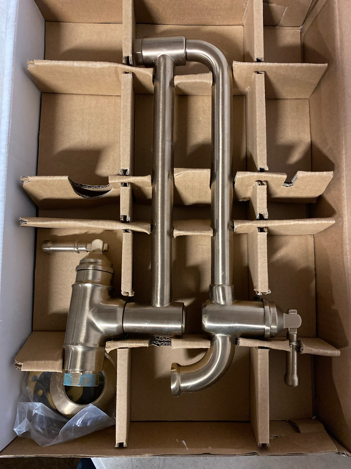 Delta 1190LFL-CZ Broderick 4 GPM Wall Mounted Double Handle Pot Filler Faucet with Brass Handles - Champagne Bronze