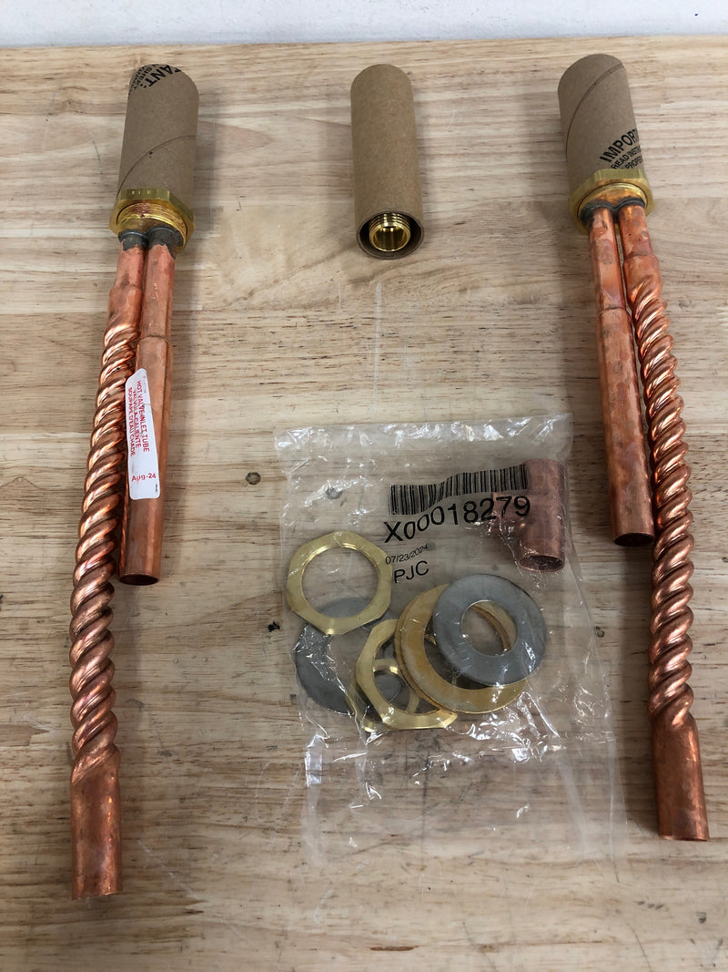 Delta R2700 Flexible 3 Hole Roman Tub/Whirlpool Faucet Rough In Kit from the Classic Collection - N/A