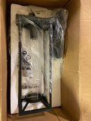 The Great Outdoors 72477-66 Trescott 1 Light 20" Tall Outdoor Wall Sconce with Cylinder Glass Shade - Black