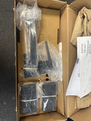 Emtek E4817US19 Single Cylinder Solid Brass Electronic Keypad Handleset with Apollo Exterior Grip from the Brass Modern Collection - Flat Black