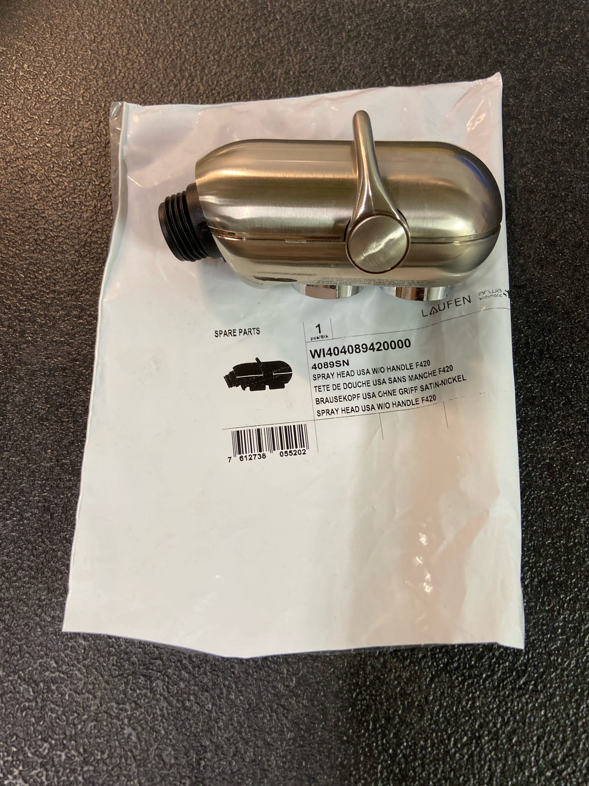 Franke 4089SN Replacement Dual Aerator Spray Head for Pull-Out Kitchen Faucet - Satin Nickel