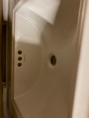 Kohler Memoirs Classic 24" Fireclay Pedestal Bathroom Sink with 1 Hole Drilled and Overflow