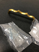 Belwith Keeler B076141-BGB Trellis 5-1/16" Center to Center Quatrefoil Cabinet Handle / Drawer Pull - Brushed Golden Brass