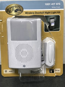 Hampton bay HB-7776-02 Wireless Plug-In Doorbell Kit with LED Night Light and Wireless Push Button, White