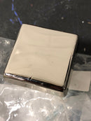 Amerock 2000604 Blackrock 1-1/2 in (38 mm) Length Polished Nickel Square Cabinet Knob