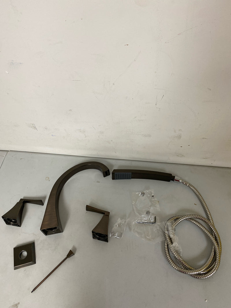 Signature Hardware SHVL4RTGORB Vilamonte Deck Mounted Roman Tub Filler Faucet - Includes Hand Shower - Oil Rubbed Bronze