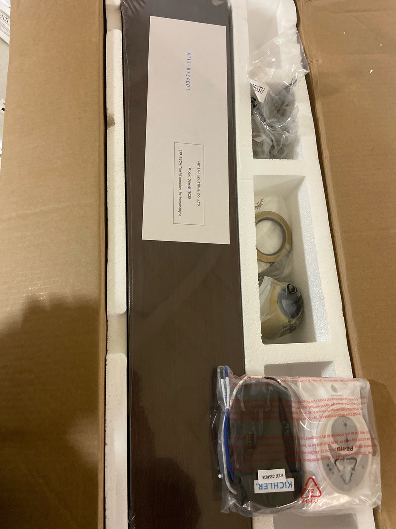 Kichler 300044NBR Brahm 56" 5 Blade Indoor LED Ceiling Fan - Natural Brass