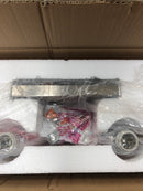 Progress Lighting P300385-009 Replay 6 Light 48" Wide Bathroom Vanity Light with Frosted Glass Shades - Brushed Nickel