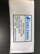 Deltana 3-1/2 x 3-1/2 Plain Bearing Square Corner Full Mortise Hinge - Pair - Oil Rubbed Bronze