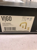 Vigo VG01305MG Hart 1.2 GPM 8" Double Handle Widespread Bathroom Faucet - Matte Brushed Gold