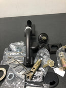 Baldwin Napa Standard C Keyway Single Cylinder Keyed Entry Handleset with Traditional Round Rose and Round Knob on Interior