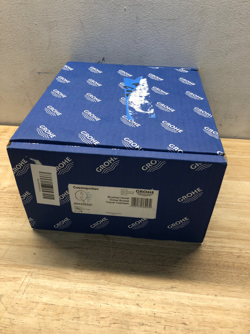 Grohe 29425000 Cosmopolitan Three Function Pressure Balanced Valve Trim Only with Dual Lever Handles and Integrated Diverter - Less Rough In - Starlight Chrome