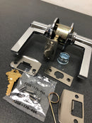 Unbranded F51A LAT 625 Bright Chrome Keyed Entry Latitude Door Lever