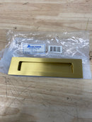 Deltana FP7178U4 Solid Brass 7" Tall Flush Sliding Door Pull - Brushed Brass