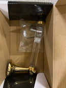 Alno A7366-PB Royale Acrylic 7-1/16 Inch Wide Single Post Tissue Holder