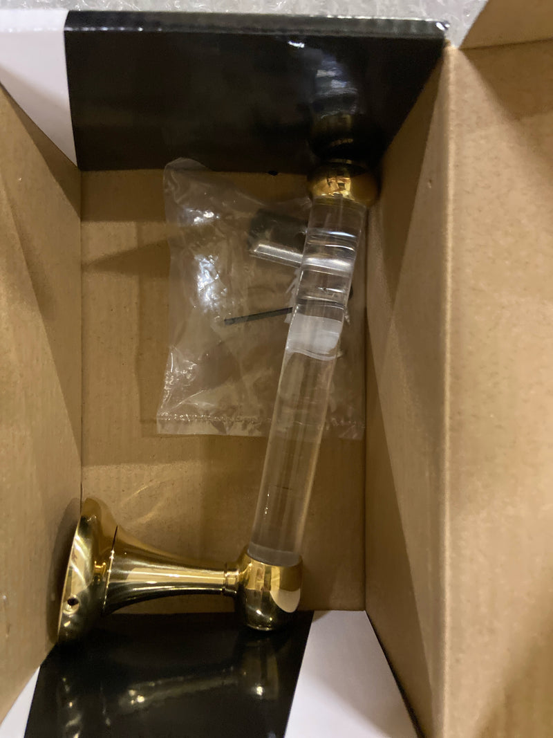 Alno A7366-PB Royale Acrylic 7-1/16 Inch Wide Single Post Tissue Holder