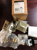 Baldwin 8220044 Contemporary Square Single Cylinder Deadbolt - PVD Satin Brass