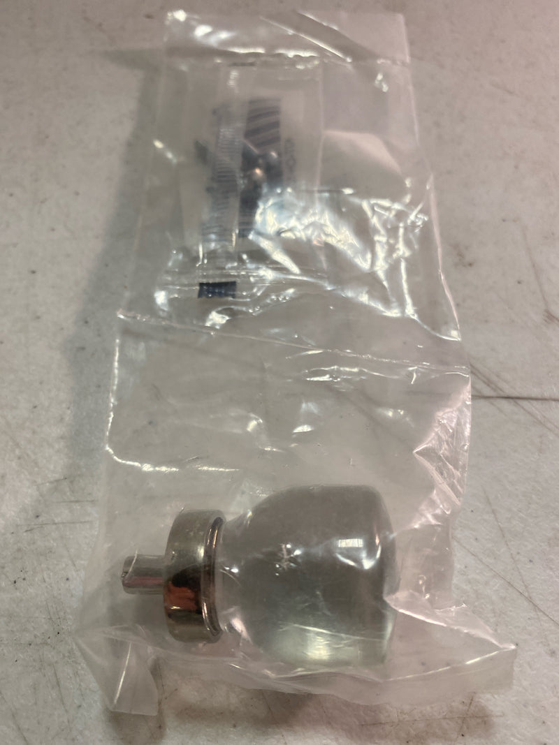 Emtek 86562US14 Juneau 1.125 in Crystal C, Bright Nickel