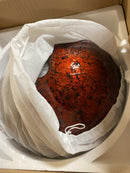 Vigo VG07028 Giovanni 17" L x 17" W x 6" H Circular Glass Vessel Bathroom Sink - Mahogany Moon