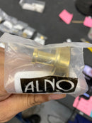 Alno A716-1-PB/NL Moderne 1" Round Flat Disc Mushroom Solid Brass Cabinet Knob Drawer Knob - Unlacquered Brass