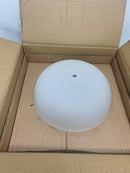 Progress Lighting P3925-20ET Dome 13" Wide 2 Light Flush Mount Ceiling Fixture with Bowl Shade - Antique Bronze