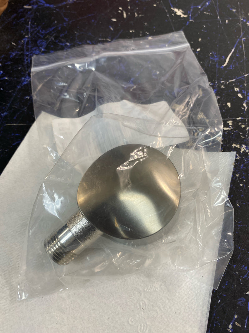 Hansgrohe 27458823 FixFit Wall Supply Elbow with Check Valve - Brushed Nickel