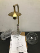 Hampton bay AF47012U Frazier 21.5 in. Antique Brass Table Lamp with USB Port