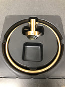 Signature Hardware 483952 Lexia 6-5/16" Wall Mounted Towel Ring - Brushed Gold