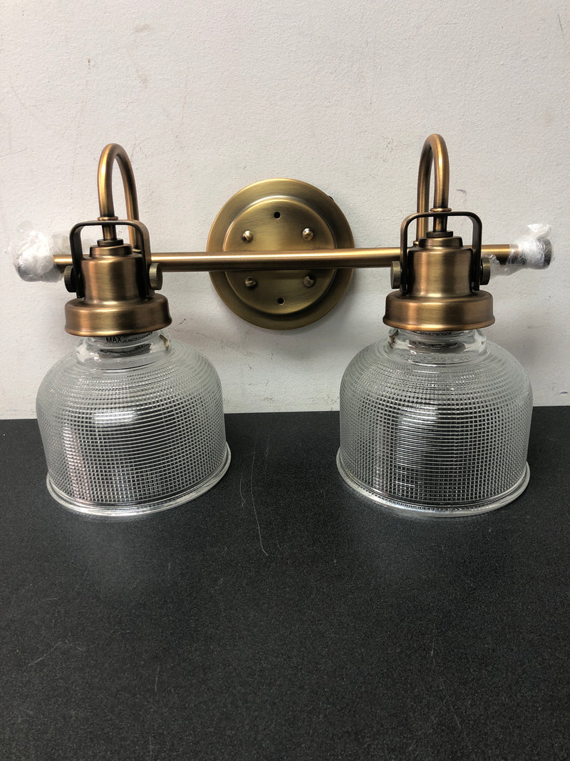 Progress Lighting P2991-163 Archie 2 Light 17" Wide Bathroom Vanity Light - Vintage Brass