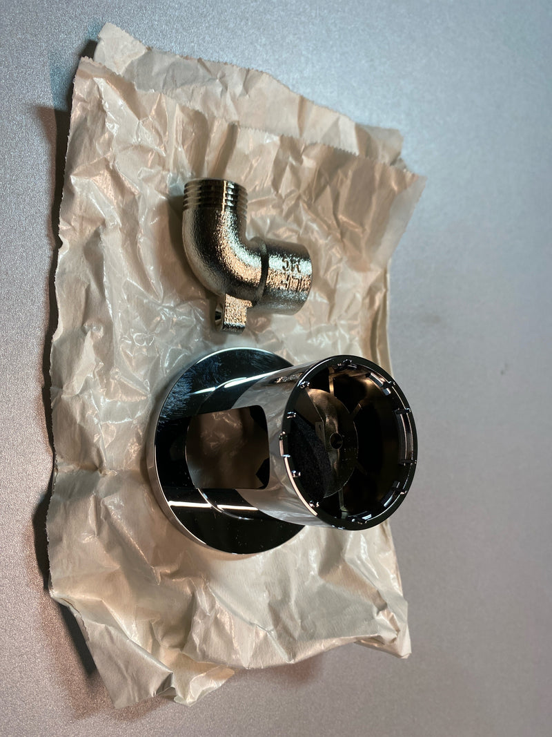 Grohe 28672000 Wall Supply Elbow with 1/2" Threaded Connection - Starlight Chrome