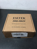 Emtek 5110HLOUS15LH Helios Left Handed Passage Door Lever Set with Square Rose - Satin Nickel