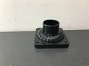 Quoizel PM9300K 6" Square Pier Mount Base - Mystic Black