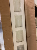 Z-Lite 412-5V Savannah 5 Light Bathroom Vanity Light with Matte Opal Glass Shade - Brushed Nickel