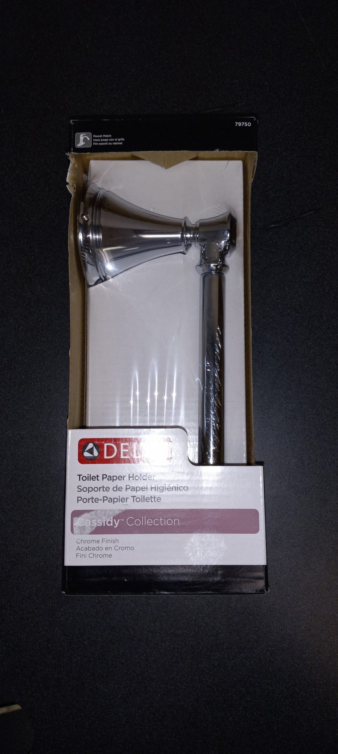 Delta Cassidy Single Bar Tissue Holder