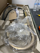 Brizo 63906LF-GLLHP-L Kintsu 1.8 GPM Single Hole Pull Down Prep/Bar Faucet with Arc Spout - Less Handle - Lumicoat Luxe Gold