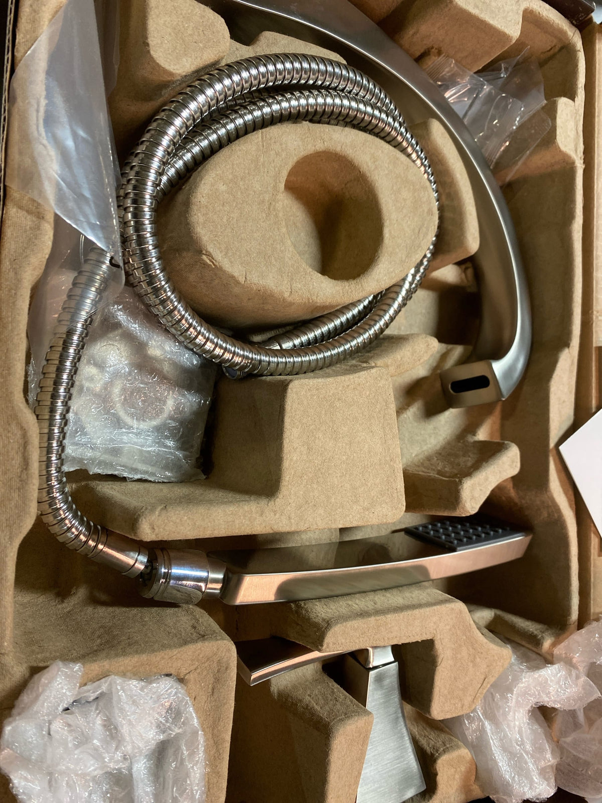 Signature Hardware SHVL4RTGZBN Vilamonte Deck Mounted Roman Tub Filler Faucet - Includes Hand Shower - Brushed Nickel