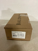 Baldwin ENROUTSR044 Round Single Cylinder Keyed Entry Door Knob with Square Rose - Satin Brass