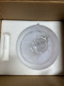 Progress Lighting P5626-60 Acrylic 1 Light 15" Tall Outdoor Wall Sconce with White Acrylic Globe - Black