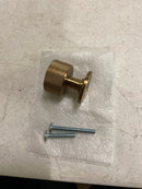 Amerock BP37632CZ Balata 1-1/8 Inch Knurled Mushroom Cabinet Knob - Champagne Bronze